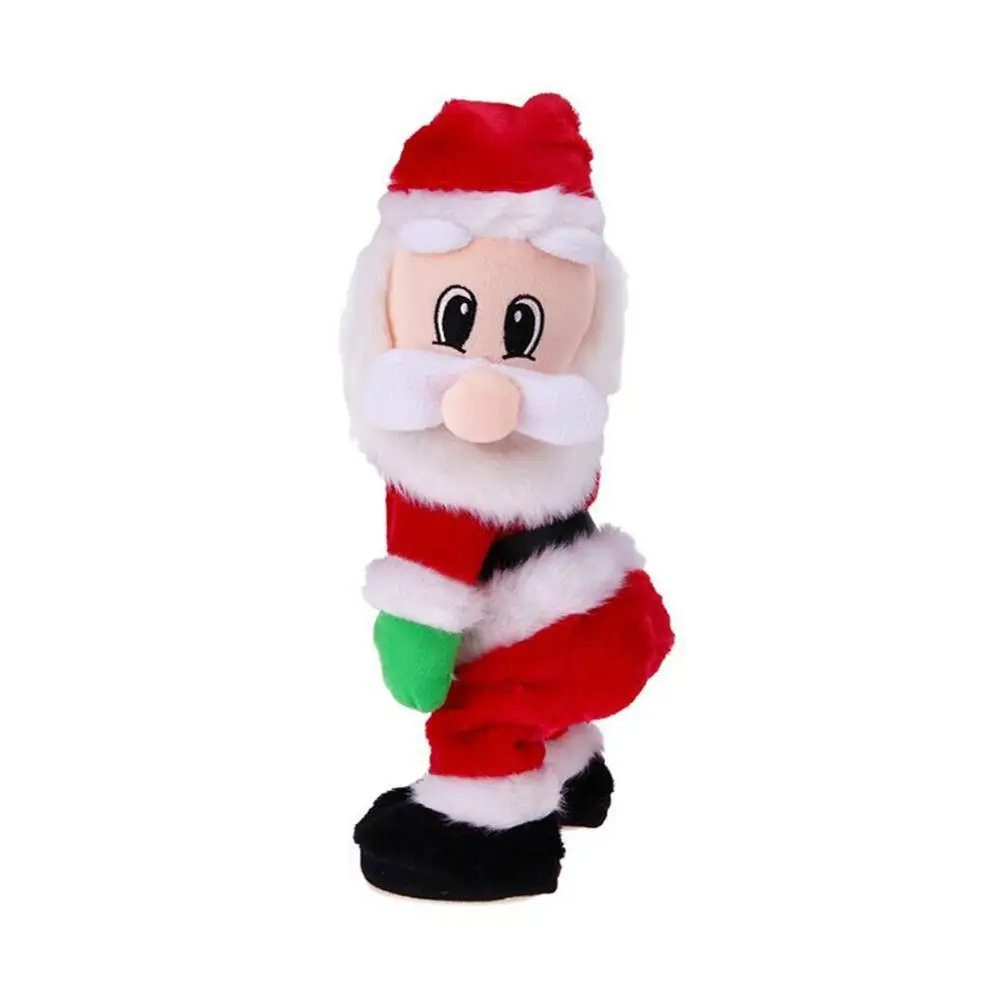 Santa Claus Toy Electric Twerk Singing Dancing hip shake Figure Twisted Hip Toys for children Christmas New Year | Игрушки и хобби