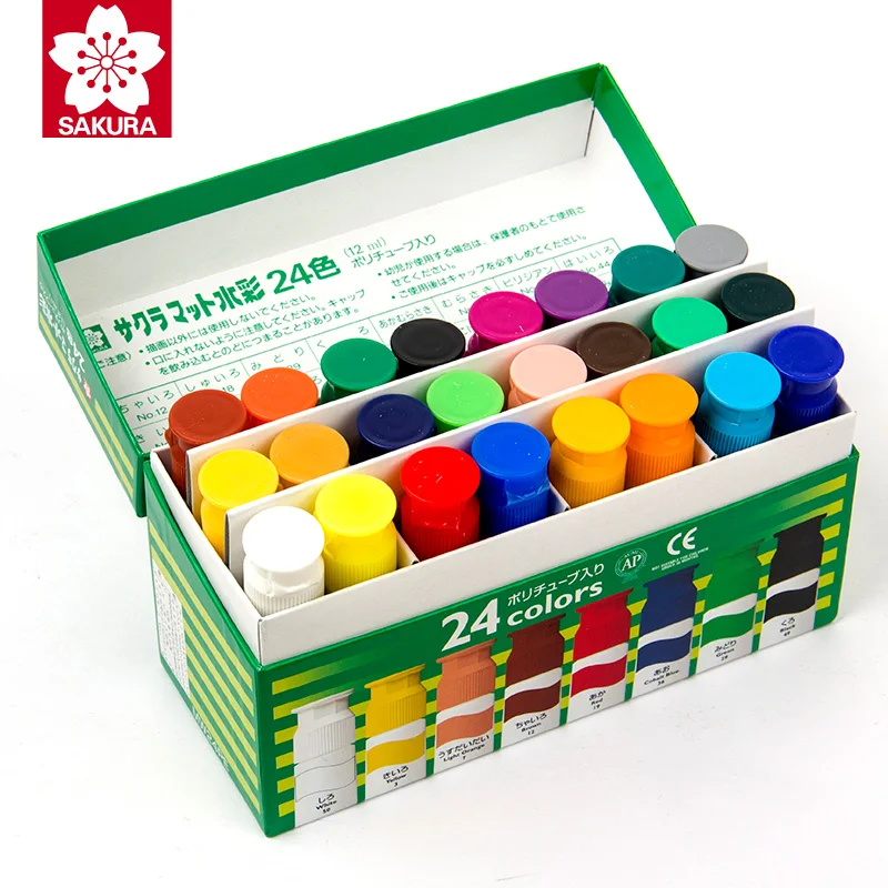 1 Набор Сакура полупрозрачная Акварельная пигментная жидкость трубка краска