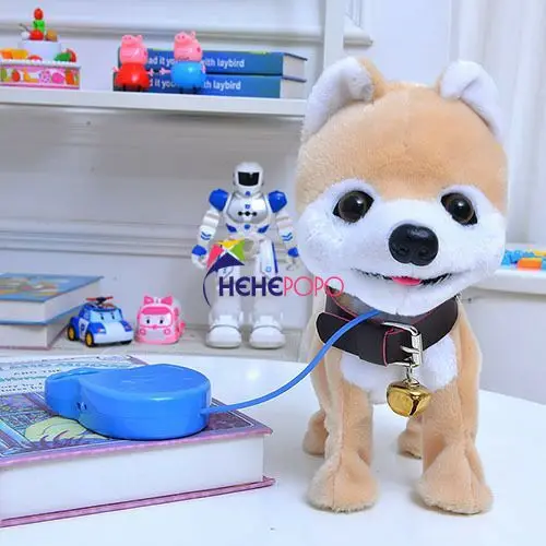 

Robot Dog Singing Dancing Walking Husky Musical Electronic Pet Puppy Leash Teddy Music Plush Dog for Children Birthday Gifts