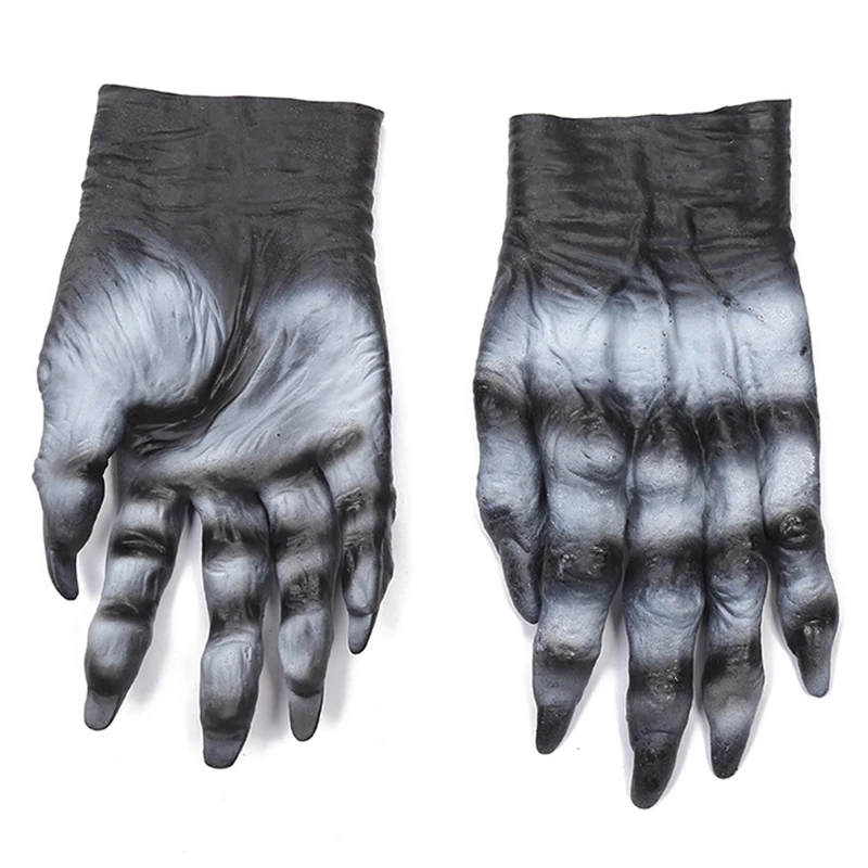 Halloween Horror Zombie Gloves Makeup Party Props Cosplay Terrible Tricky Monster Blood Devil Ghost Costume Supplies | Дом и сад