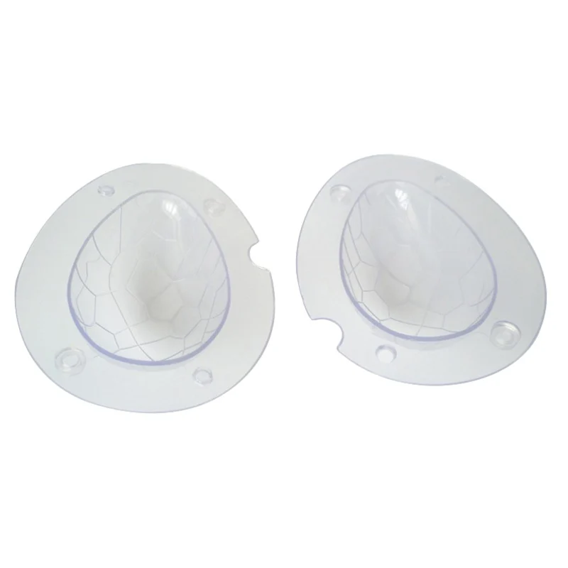 Профессиональные 2 полости поликарбоната пасхальные яйца шоколадная форма