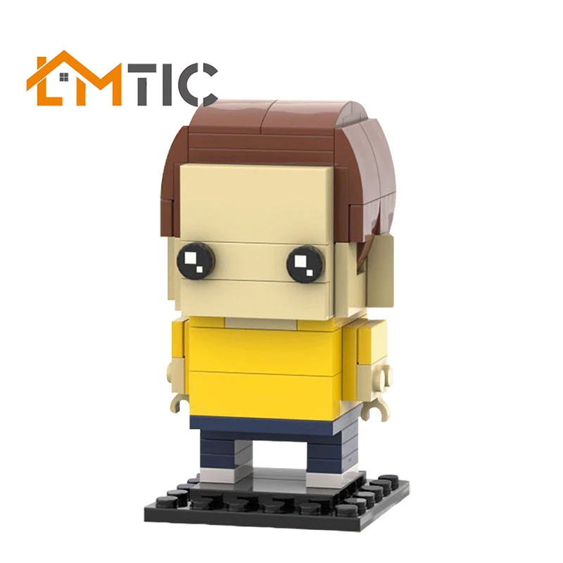 Милая фигурка MOC Brickheadz Morty Smith модель 89 шт. строительные блоки кирпичи сделай сам
