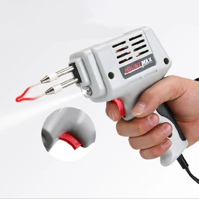 

220-240V 100W Electric Soldering Iron Gun Hand Welding Tool Hot Air Heat Repair Kit With Solder Wire EU Plug