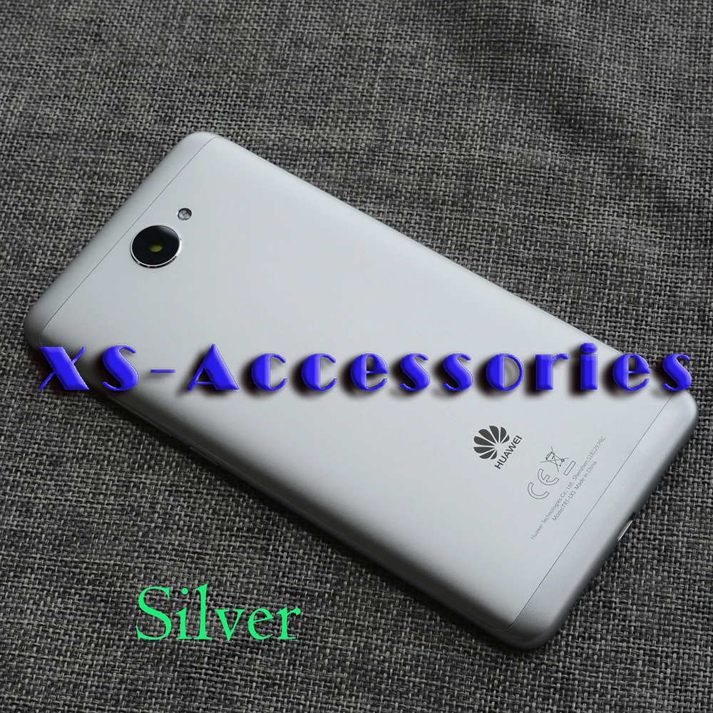 Battery Back Cover Housing Case For Huawei Y7 - Цвет: silver