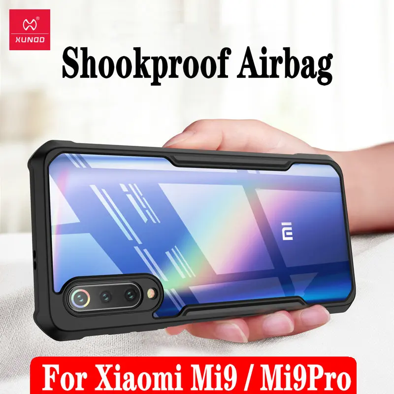 Ультратонкий чехол Xundd для Xiaomi Mi 9 с магнитным кольцом кронштейном 9pro телефона 360