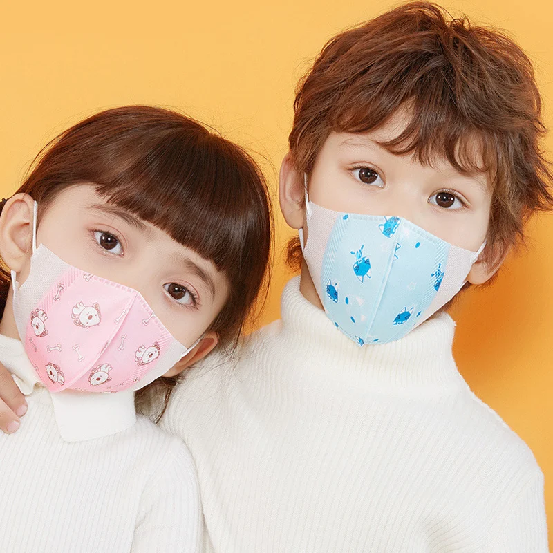 10 шт. Пылезащитная маска для лица с мультяшным принтом|Маска велоспорта| |