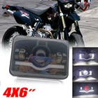 1 шт., светодиодный ная лампа 4X6 для фар Honda XR250, XR400, XR650 и Suzuki DRZ, замена H4651, H4652, H4656, H4666, H6545