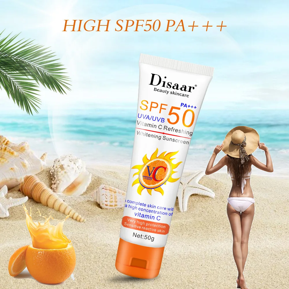 

100ml DISAAR Natural SPF 90++ Effective Sunblock Cream Waterproof Radiation Best Sunscreen Sunblock Lightening Moisturizer