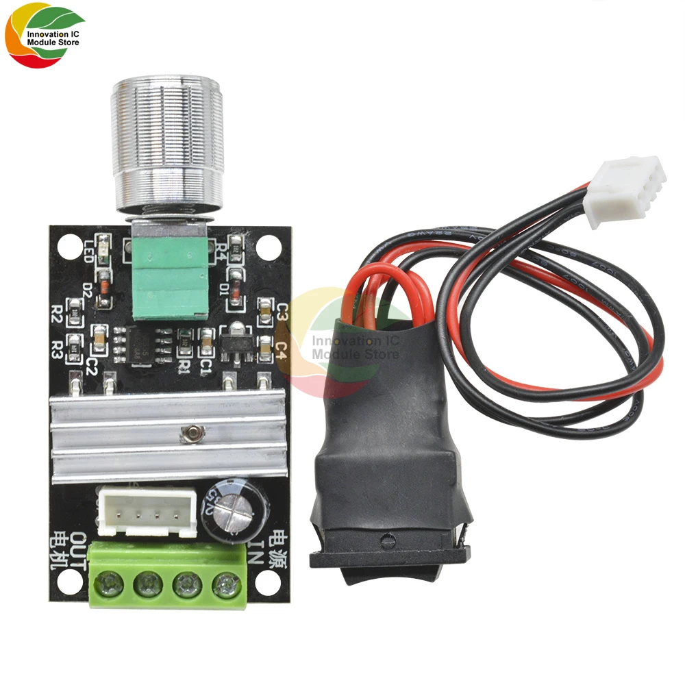 

PWM Регулируемый реверсивный телефон, DC 6V 12V 24V 28V 3A PWM регулятор двигателя, регулируемая скорость, драйвер двигателя постоянного тока