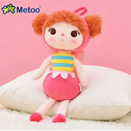 Bee Metoo кукла Анджела 50 см kawaii Плюшевые игрушки в виде животных с плюшевой набивкой детские игрушки из мультфильмов, подарок на день рождения коала "Панда" Олень "Божья коровка клубника - Цвет: Bee