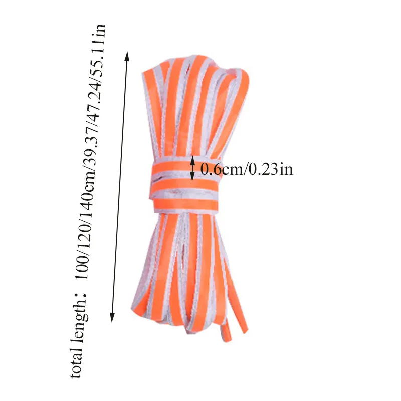 

1 Pair Luminous Shoelaces Flat Sneakers Canvas Shoe Laces Glow In The Dark Night Color Fluorescent Shoelace 100/120/140cm