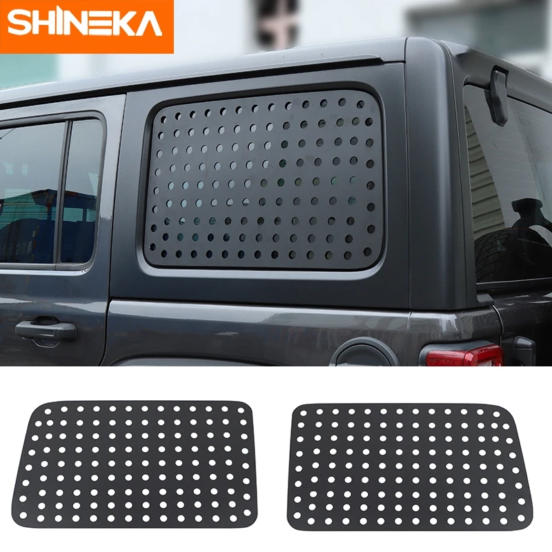 SHINEKA треугольные наклейки на окна задней двери автомобиля стеклянные