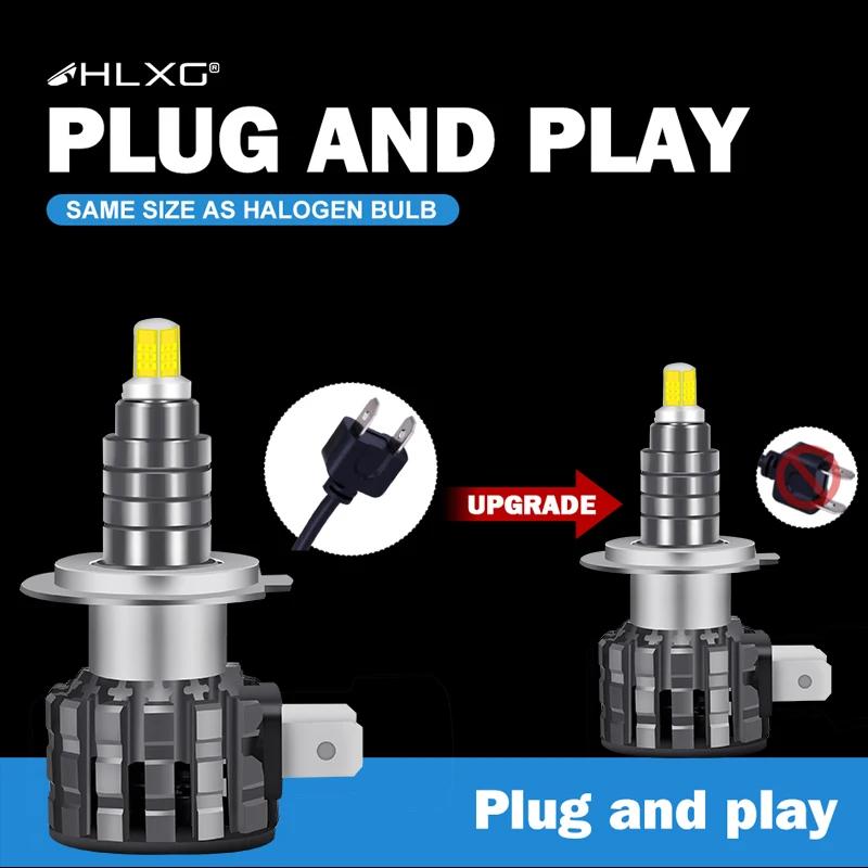 H7 LED 360 20000LM Auto Headlight Bulb Mini H4 H8 H11 H1 HB3 9005 HB4 9006 Led Light Degree Automobiles Lamp 6000K 12V | Автомобили и