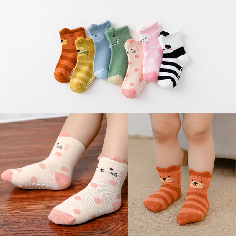 Носки детские Нескользящие х/б на возраст от 0 до 5 лет| |