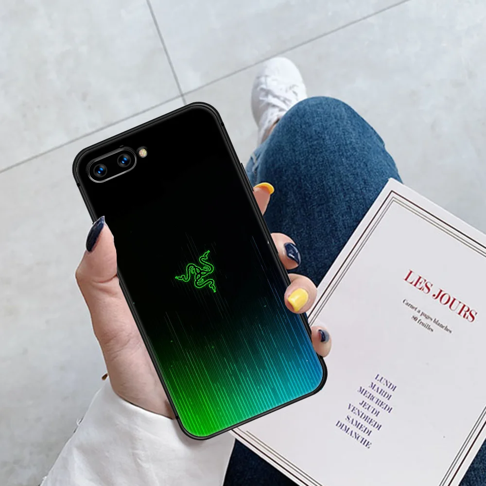 

Razer Electronics Brand Green Phone Case Cover Hull For HUAWEI Honor 6A 7A 7C 8 8A 8S 8x 9 9x 10 10i 20 Lite Pro black Cover