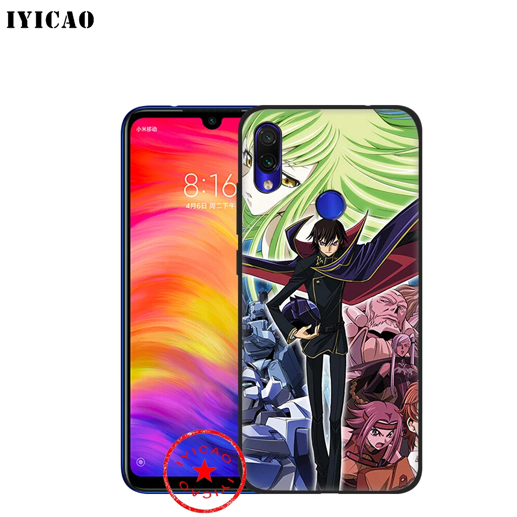 IYICAO Anime Julius Kingsley Code Geass Soft Case for Xiaomi Redmi Note 8 7 6 5 Pro 5A 4X Back Silicone |
