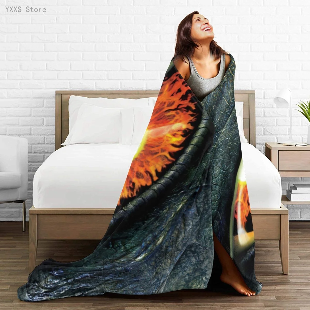 

Godzillas 3D Cartoon Sherpa Blanket Warm Super Soft Flannel Office Nap Bedspread Sofa Bedding Plush Quilt Plaids 291794220