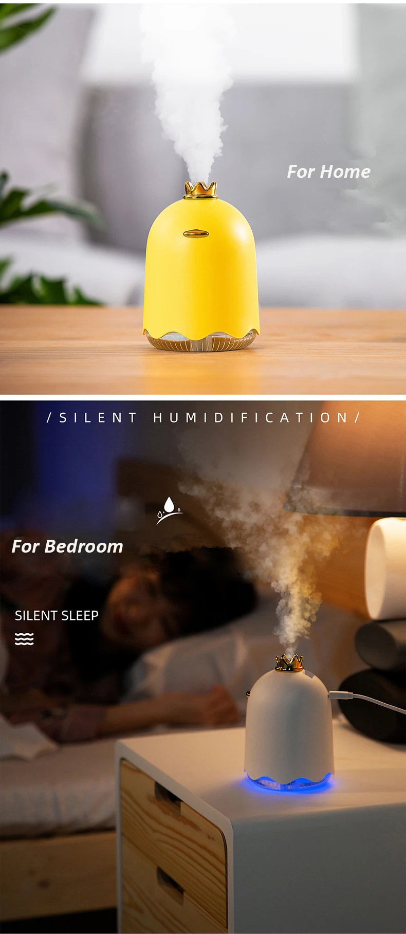 Portable Car USB Air Humidifier Ultrasonic Mist Maker Fogger High Quality Essential oil Diffuser Funny Yellow Duck Aroma Difusor