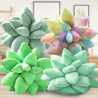 2545cm lifelike succulent plants plush stuffed toys soft doll creative potted flowers pillow chair cushion for girls kids gift