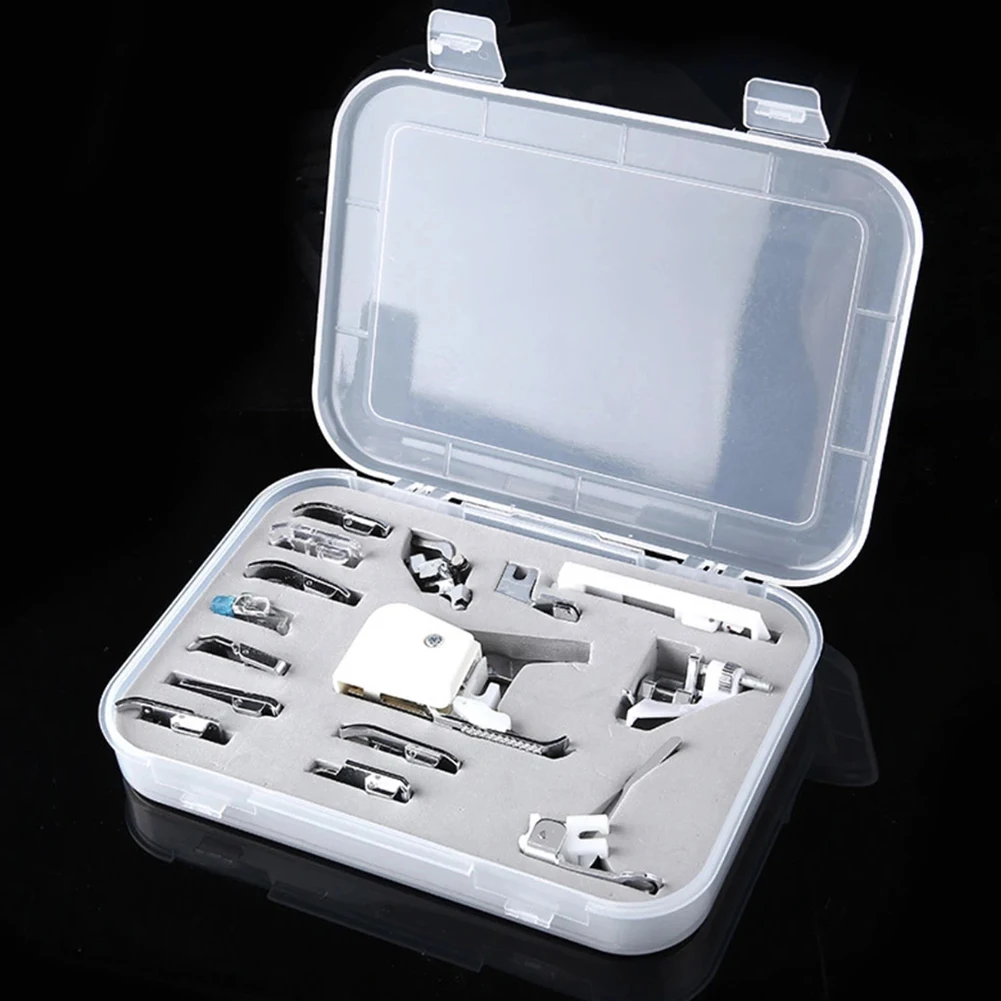 11 82 шт./компл. набор ножек для швейной машинки плетения потайного стежка оверлока