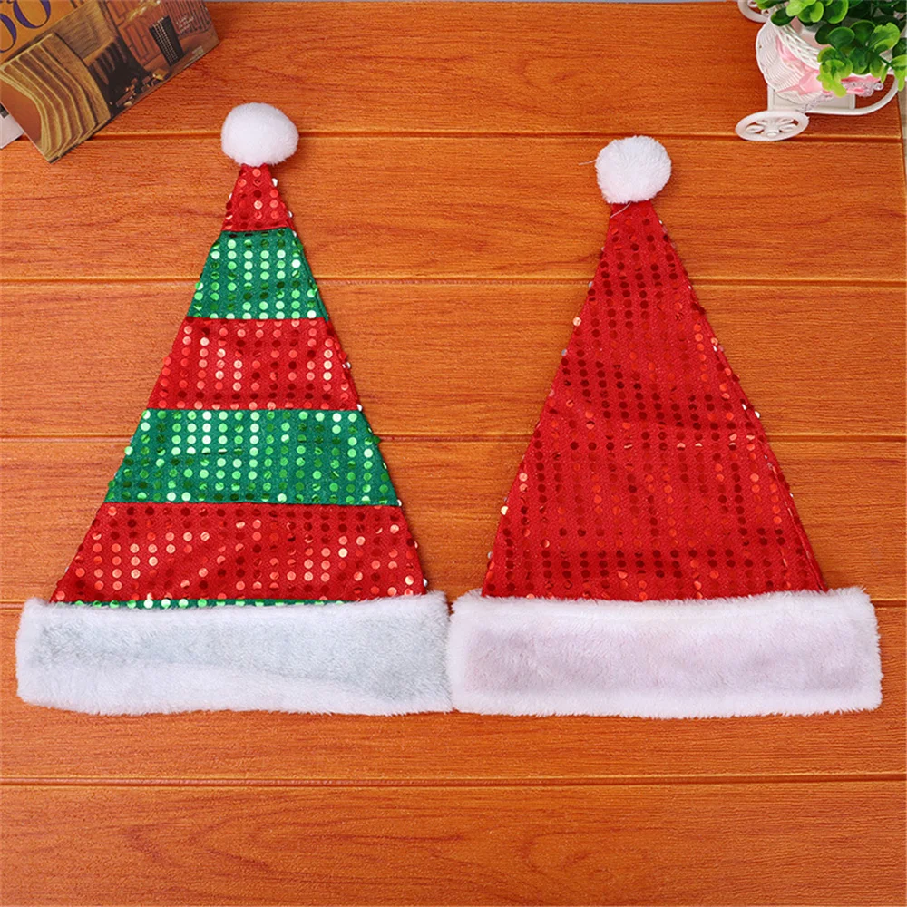 

Рождественские шапки 5 шт./лот, рождественские украшения, простые украшения для взрослых и детей, праздничные шапки