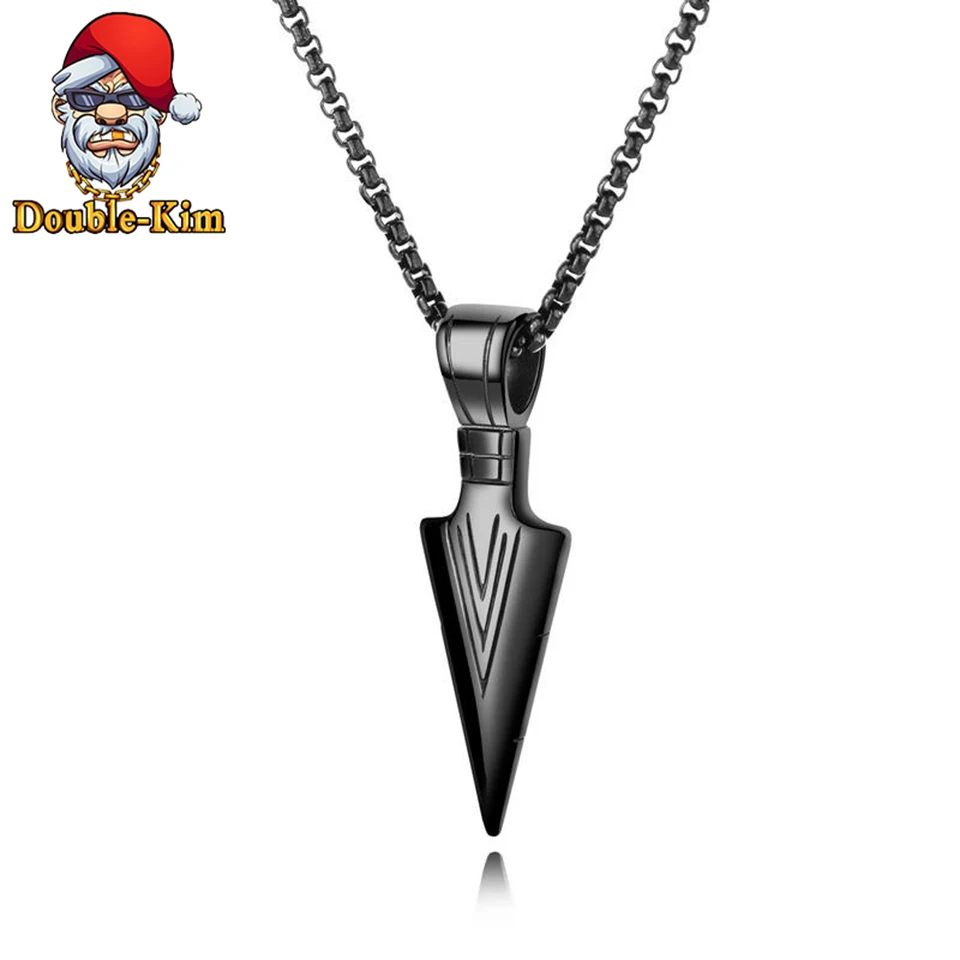 Мужское ожерелье в стиле хип-хоп из титановой нержавеющей стали | Украшения и