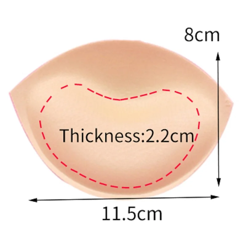 2 шт. 1 Пара толстых губчатых бюстгальтеров подкладки пуш ап усилитель груди