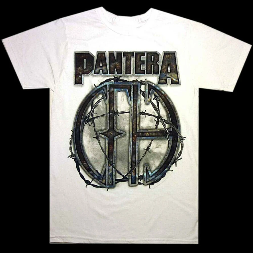 Pantera 81 белая рубашка S M L XL XXL металлическая рок группа футболка Новая графическая