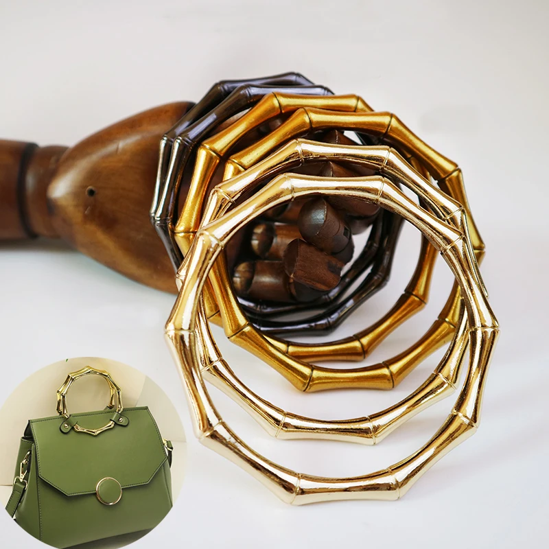 Одна пара просто две части о-образная металлическая ручка для сумки сумка