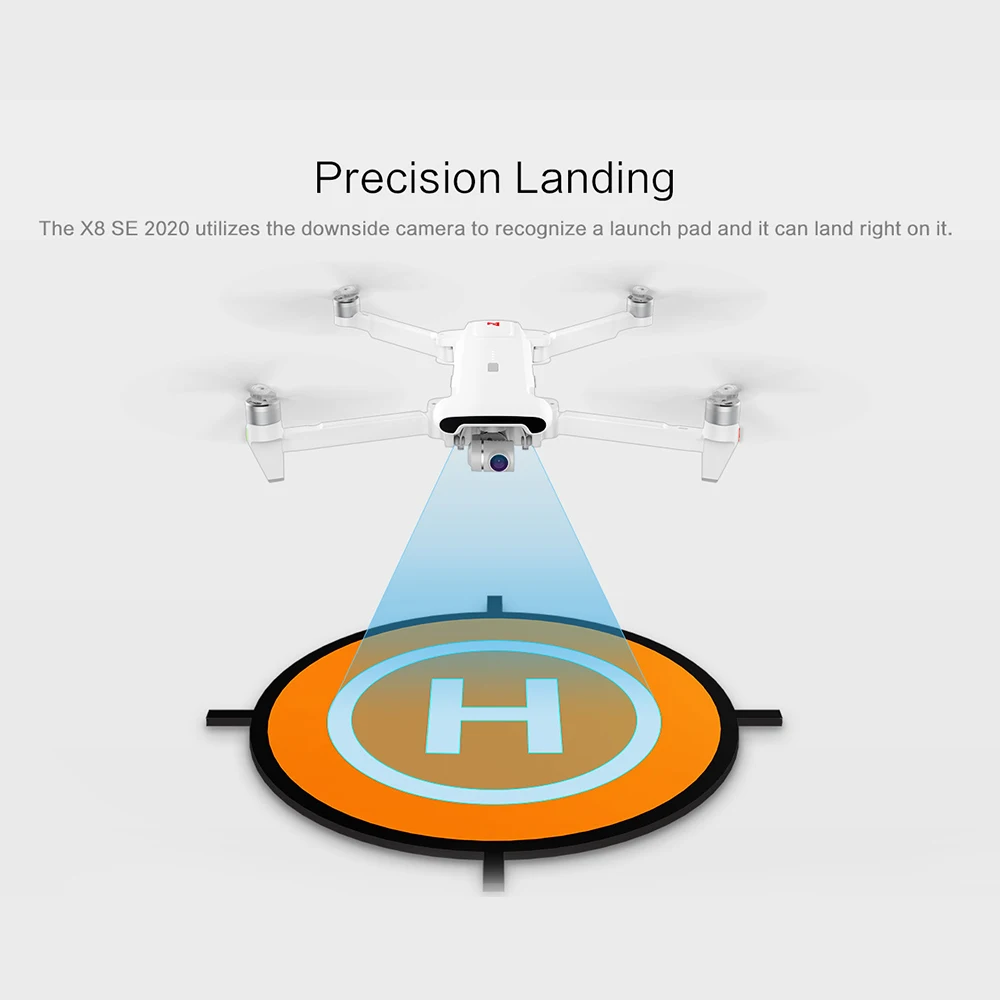 Дрон FIMI X8 SE 2020 радиус 8км камера 4К Full HD на трёхосевом подвесе GPS комплектация RTF FPV
