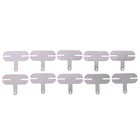 10 шт.пакет 18650 Power T тип литиевая батарея никелевый лист никелированный стальной лист точечная сварка никелевая пленка 25*10*0,2 (мм)