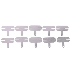 10 шт.пакет 18650 Power T тип литиевая батарея никелевый лист никелированный стальной лист точечная сварка никелевая пленка 25*10*0,2 (мм)