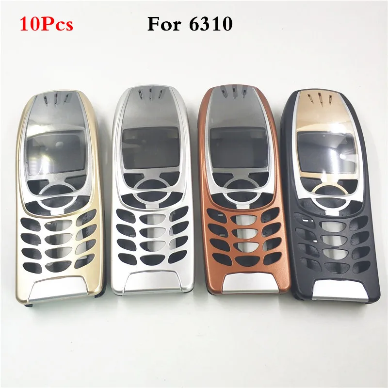 10 шт. Новинка для Nokia 6310 чехол Корпус 6310i Крышка батарейного отсека средняя рамка