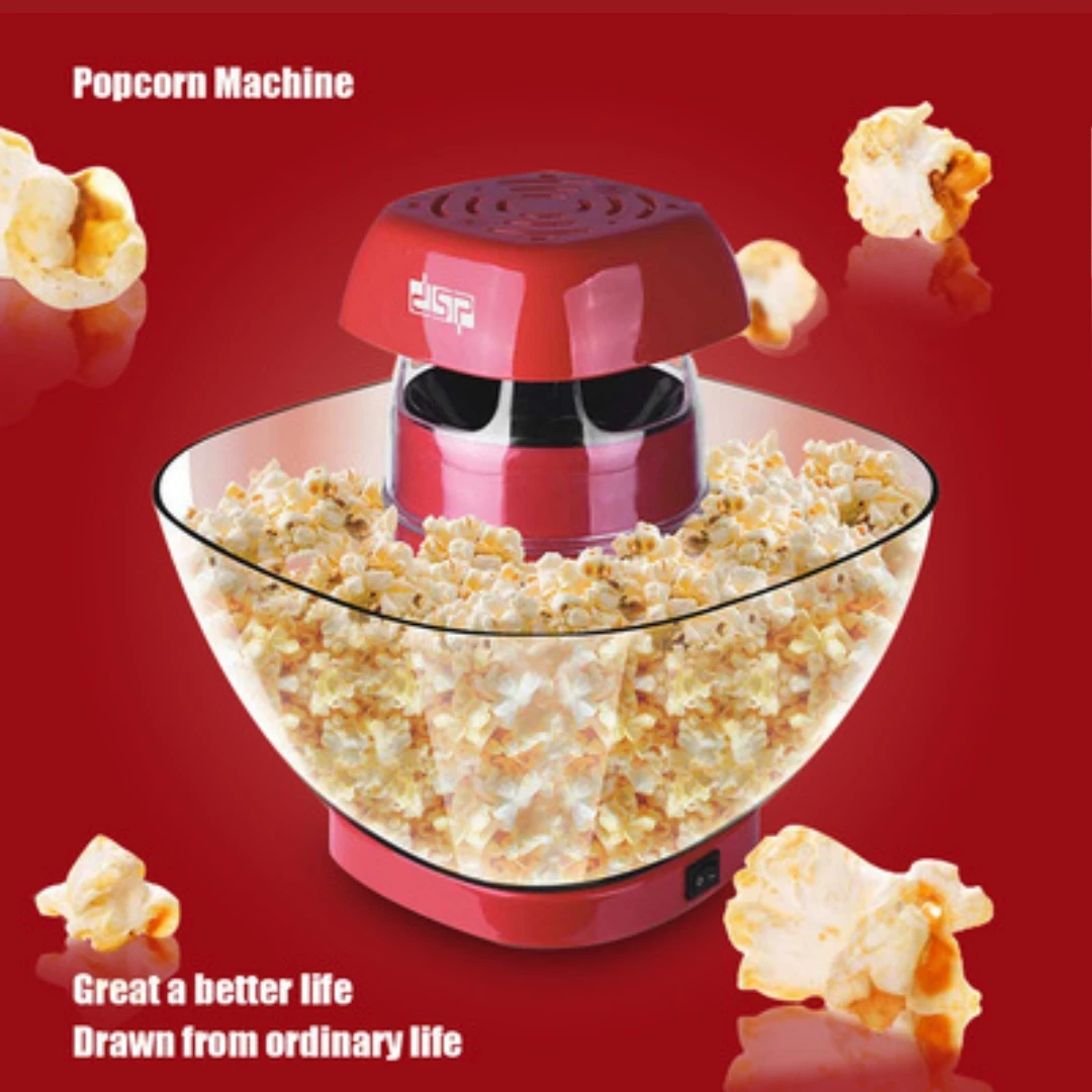 

CAHOT 1200W 220-240V Electric Hot Air Popcorn Maker Gift for Kids 3.5L Home Party Oil-Free Corn Popper Popcorn Machine