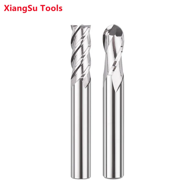 Фрезерный станок с двумя зубьями и хвостовиком R6 мм фрезерный ЧПУ режущие