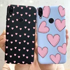 Чехол для телефона с сердечками для Xiaomi Redmi Note 7S, мягкий тонкий бампер для Xiomi, Xiaomi Redmi Note 7, Note7, 7 Pro