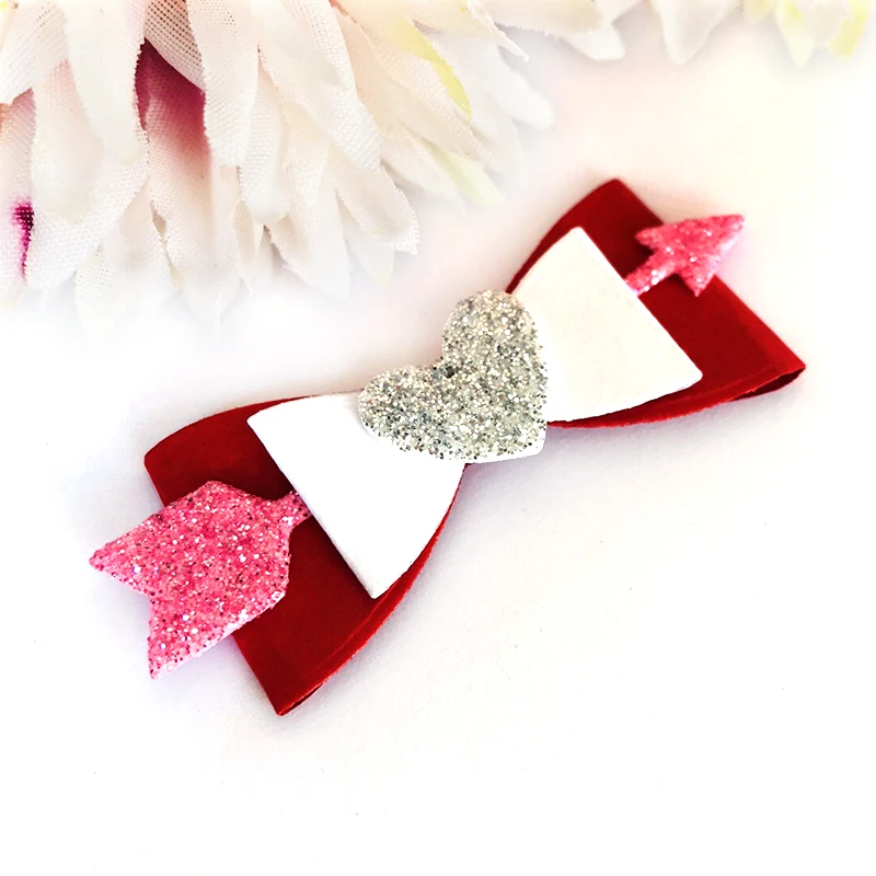 Набор галстуков бабочек формы штампы Скрапбукинг День Св. Валентина сердце