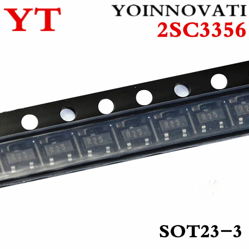 50 шт./лот 2SC3356 3356 R25 0 1a/12 В NPN SOT23 IC лучшее качество | Электронные компоненты и
