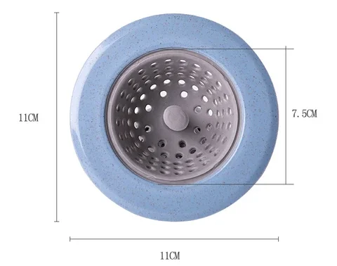 

2Pcs Silicone Kitchen Bathroom Sink Strainer Stopper Waste Plug Sink Filter Strainer Bathroom Shower Drain Sink