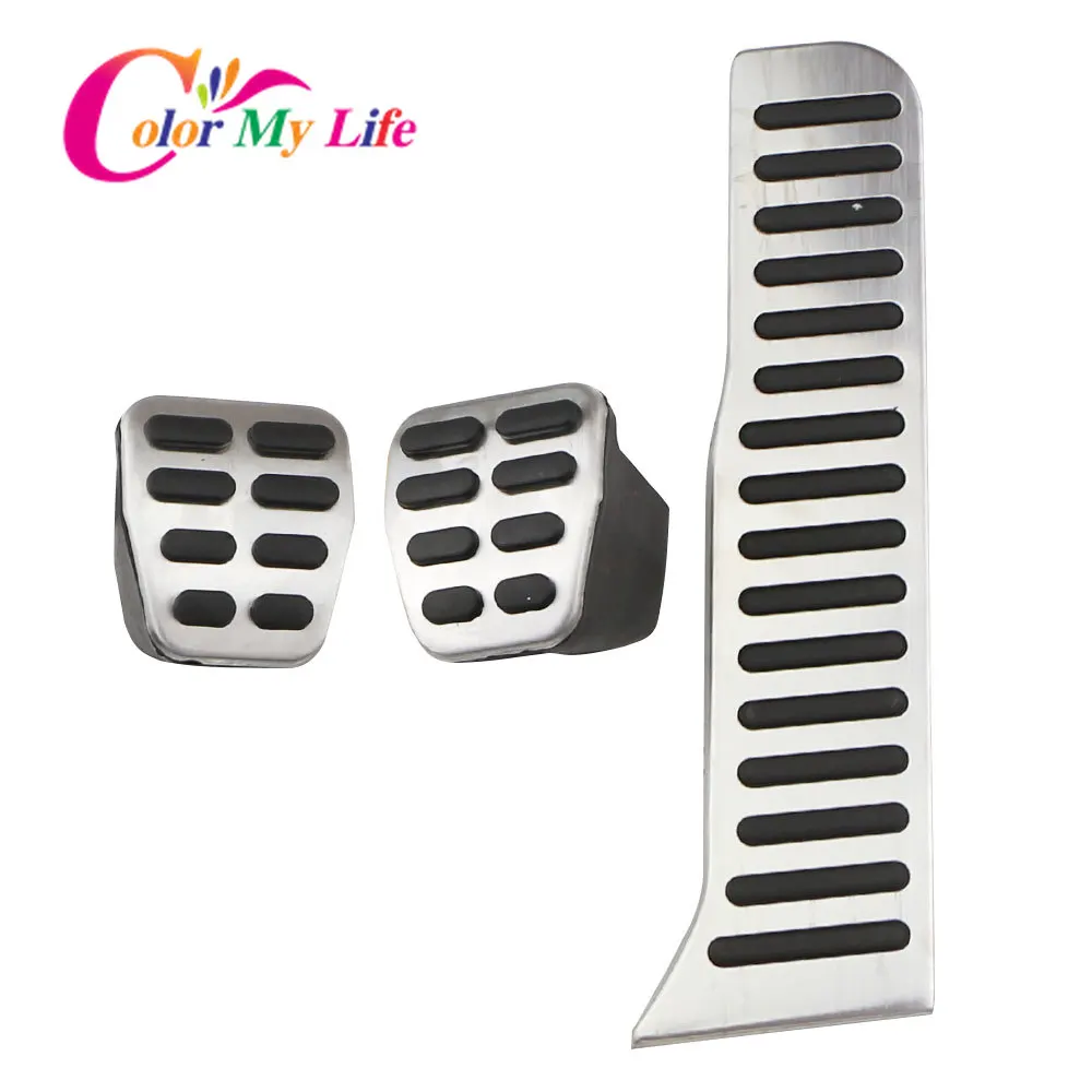 Автомобильные педали Color My Life из нержавеющей стали для Volkswagen VW CC Passat B6 B7 R36 R line Skoda