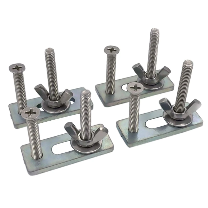

4pcs Engraving Machine Work Table Clamp Fastening Platen Router Fixture Y4QC