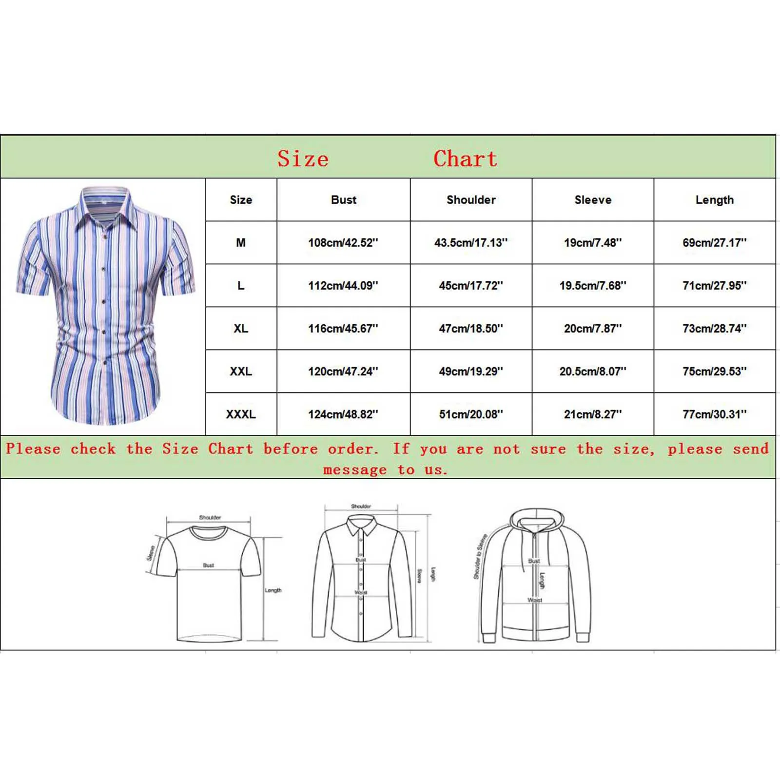 Рубашка мужская с полосатым принтом модная деловая Повседневная Блузка коротким