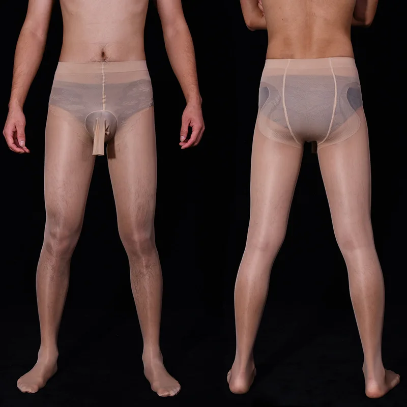 Колготки мужские в наборе (3 шт.) JJ размера плюс нейлон + спандекс цвет