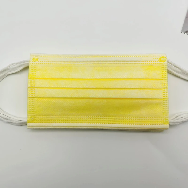 Маска одноразовая из нетканого материала для защиты лица 10-200 шт. | Аксессуары