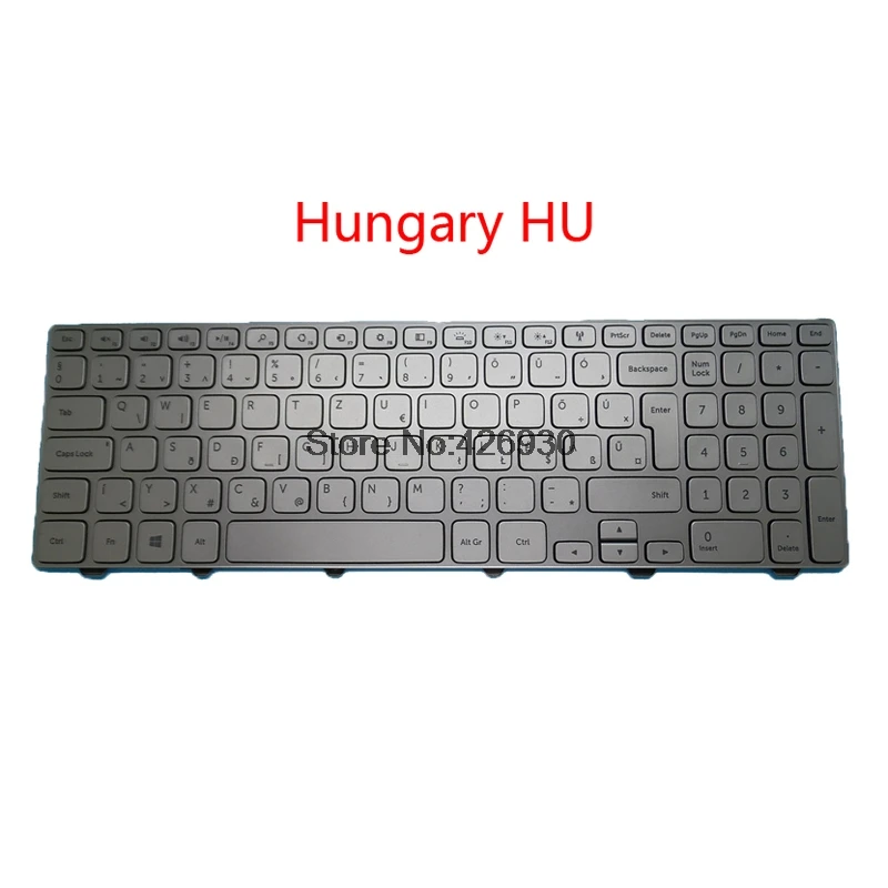 Ноутбук GK HU LA клавиатура для DELL Inspiron 17 7737 7746 0YGG0V YGG0V Греческий Иврит Латинская