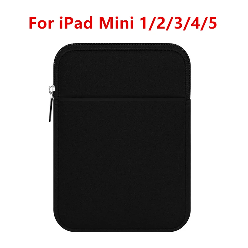 Black Mini 1 Чехол для планшета для iPad 9,7 Чехол Мягкий рукав чехол для iPad Air 2/1 Pro 10,5 Pro 11 Air 10,5 10,2 Мини принципиально Капа - Цвет: Black Mini 1