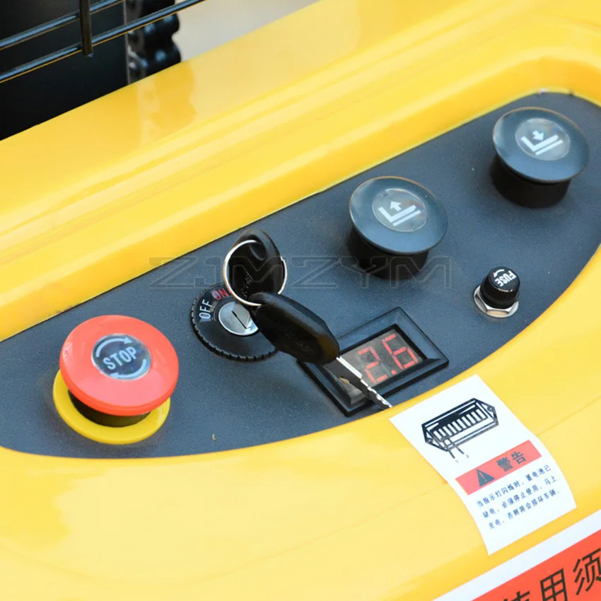 1500 кг портативный гидравлический полуэлектрический штабелер поддонов