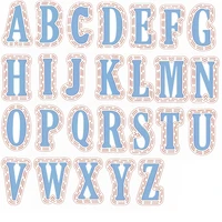die cutsplastic stencils a z alphabets 26 letters for card making diy scrapbooking decoration new 2019 embossed crafts cards
