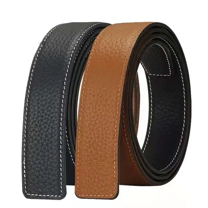 

V-2 Luxury Leather Design Brand Belt Men and Women High Quality Single Breasted Fashion Belt Outdoor Travel Belt