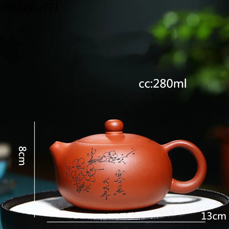 

New style purple sand Xi Shi teapot heat resistant Tea set tea set Dahongpao teapot Office household drinking utensils WSHYUFEI